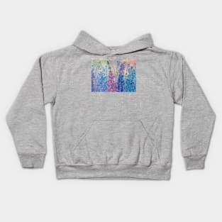 Blue flowers Kids Hoodie